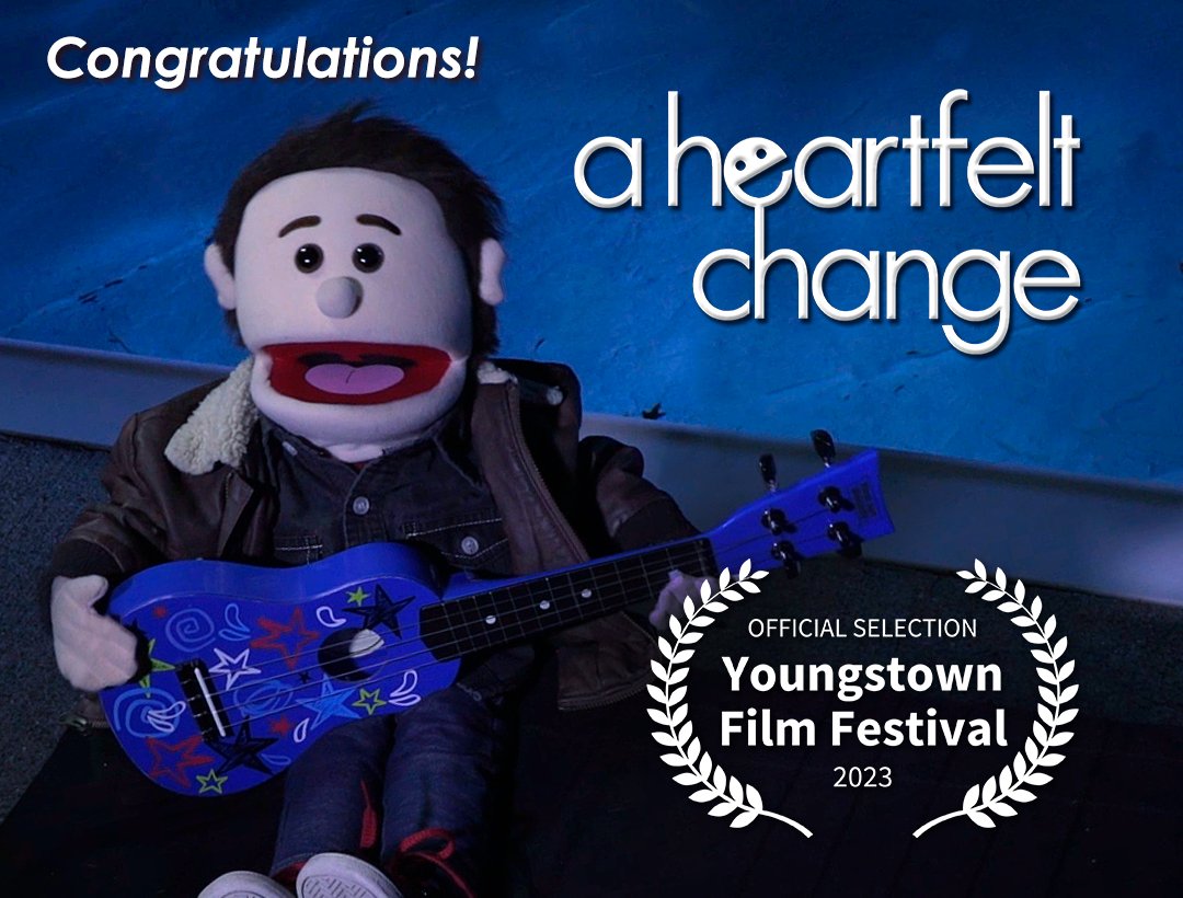 "A Heartfelt Change" was recently selected for the 2nd Annual Youngstown Film Festival! Congratulations to the cast and crew!

And with this festival, that wraps up my wait list for film festival selections. I'll be doing a bit of brainstorming to figure out where it goes next!