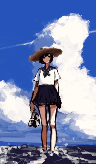 過去絵のラフでも貼っておくか、、 