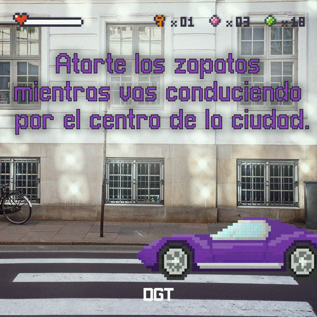 DGTes's tweet photo. Toda acción tiene consecuencias, o por lo menos en la vida real.👾🎮 No te confundas. Si vas a jugar con una vida, que no sea real.
#DíaDelGamer #videojuegos #jugar #NoImprudencias https://t.co/RDHjcMgh0D