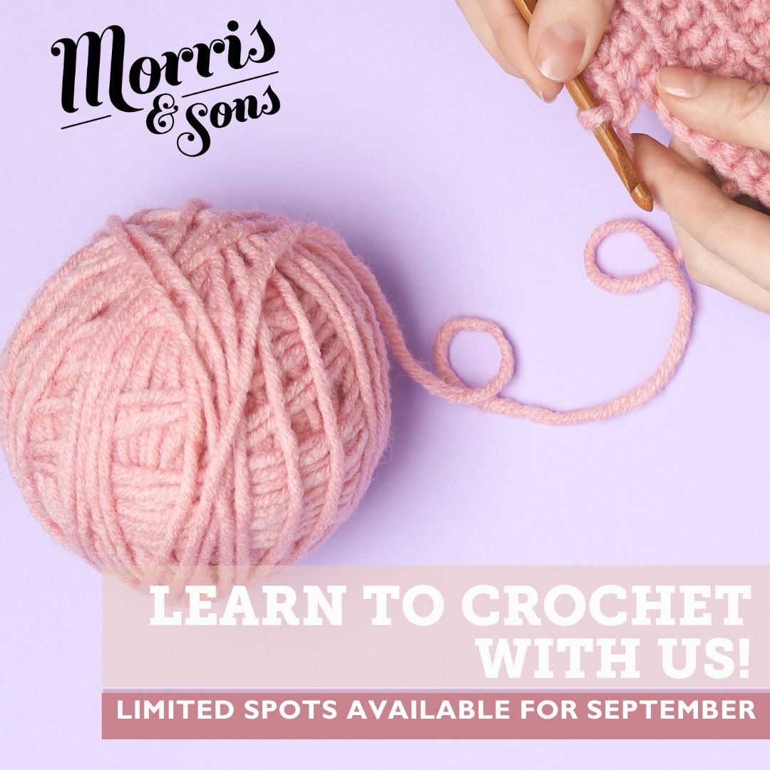 Morriswool's tweet image. 🧶✨ Have you ever been interested in learning how to crochet? Our beginner-friendly 4-week Learn to Crochet Course is now open in both Melbourne and Sydney! 🌟

🗓️ First Class: September 7th 

🧵📚#LearnToCrochet #Morrisandsons #Thegrannysquare #Crochetsydney 🌼🪡