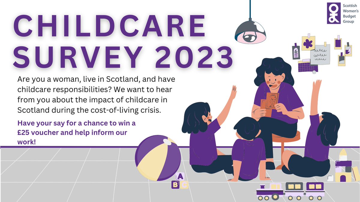 ⏲️ Are you currently managing childcare especially now children are back at school? 🗣️Do you want to have your say about childcare in Scotland? Take our Childcare Survey 2023: smartsurvey.co.uk/s/1IBTAC/