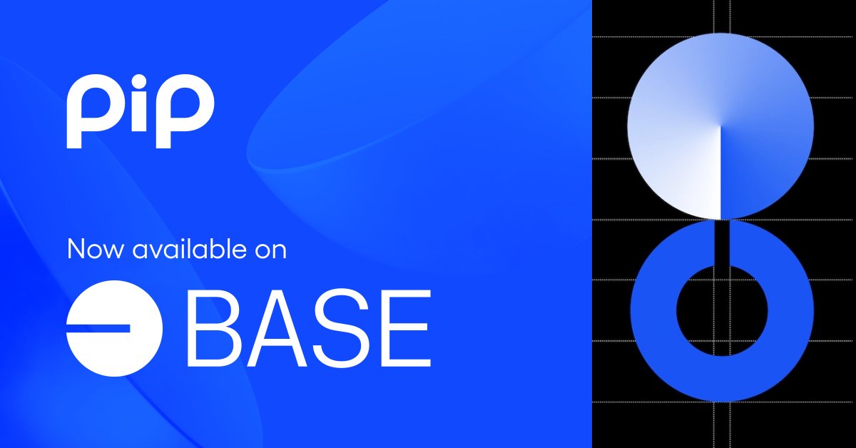 PIP is now live on Base @BuildOnBase🛡️

Introducing web3 payments to the Base community

💸 Send and receive money on Social media
🅿️ No-code pay buttons for your website
🔗 Payment links for easy transactions
✨ Web3 profile page with Base payments

👉 getpip.com