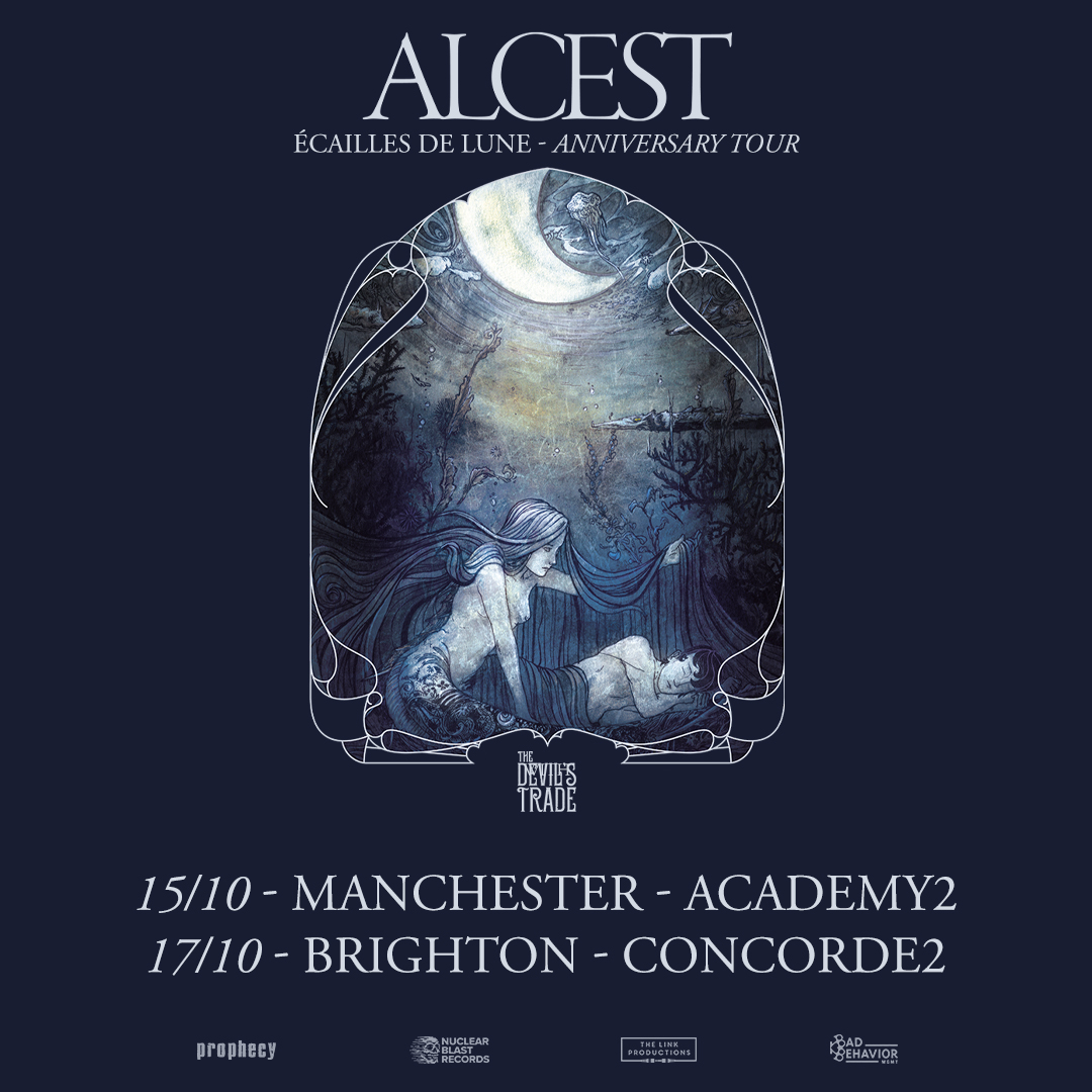 The dynamic French post-metal group @Alcestofficial will be heading to C2 this October to celebrate the anniversary of 'Ecailles De Lune'. Grab your tickets here...bit.ly/3AlA61n