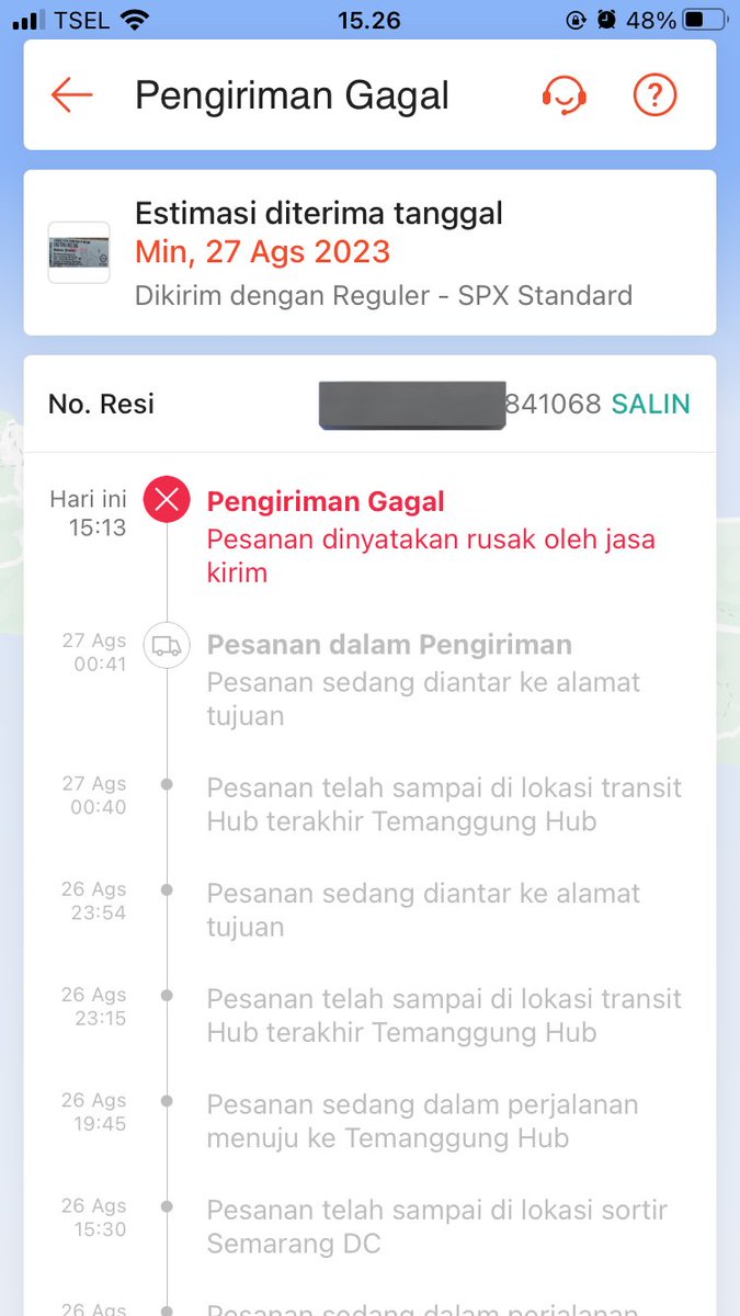 ismayunda's tweet photo. Selamat sore @ShopeeCare , ini pesanan saya di @ShopeeID kok seperti ini. Ini gimana ya? https://t.co/TEgZ4HS1WD