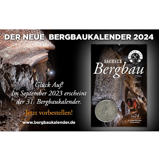 JETZT_PRde's tweet image. Presseinfo / 31. Ausgabe des Bergbaukalenders „Bergbau in Sachsen“: Ein faszinierender Blick in die Untertagewelt 

#kalender #bergbau #sachsen

buff.ly/3EjVtCd