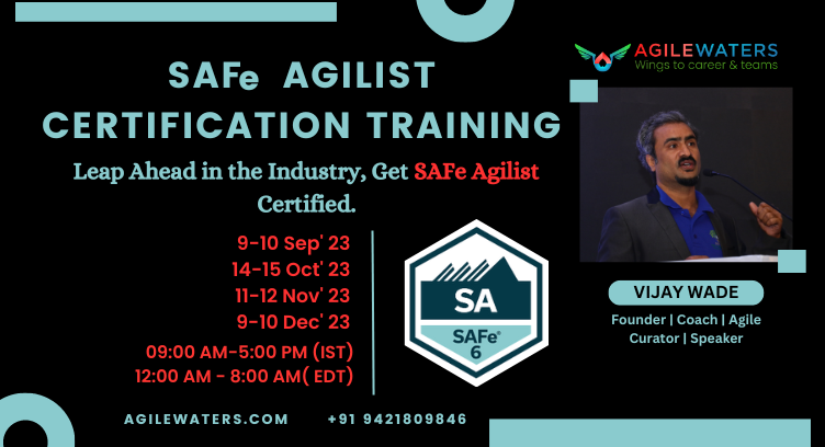 agilewaters2020's tweet image. Master the principles of the Scaled Agile Framework (SAFe) and leverage your learning to steer enterprise success.

agilewaters.com/safe-agile-cer…

#safe #safeagile #agilewaterfallmethodologies #agilewaters #safescrummaster #safecertification #safeagilist #onlinetraining #safetraining