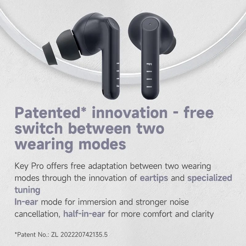 tallafil's tweet image. 🚨 EXCLUSIVA
Ja a la venda els FIIL KEY PRO

📡 Bluetooth 5.4
🔊 Diafragma compost de 10.1mm
🔇 Cancel·lació de soroll -40dB
🔁 Connexió multi-dispositiu
👂Disseny exclusiu amb o sense coixinets
🎙️4 micròfons amb I.A.
🔋Fins a 30h
💧IPX5
🍃4.2g
#FiilKeyPro
a.aliexpress.com/_EuJ2odd