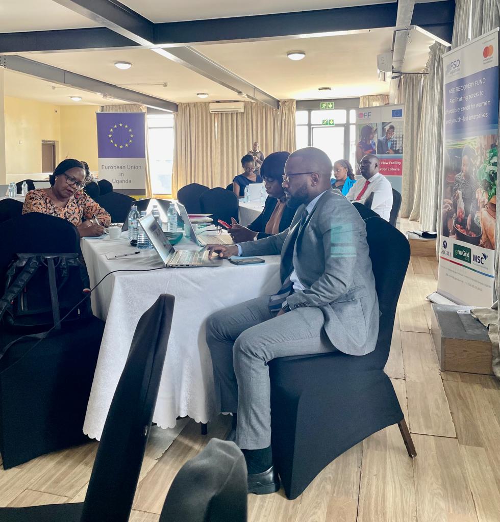 fsduganda's tweet photo. We are attending a workshop today - a collaboration with @LFS_PSFU to increase access to finance of lead firms and their participants. We will share about the finance opportunities under the MSE Recovery Fund and how the @DFF_Uganda can support the firms to access finance. https://t.co/WKamdUEGB7