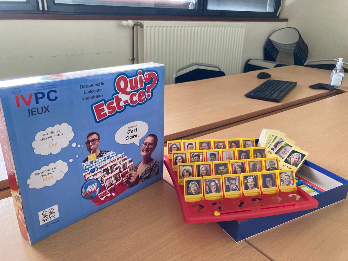 FArcher48's tweet photo. Nos étudiants ont du génie. Ils ont adapté le jeu "Qui Est-ce" à notre unité #IVPC. Trop drôle et utile pour nos petits nouveaux ! ;-) https://t.co/dVWI9ZcGyq