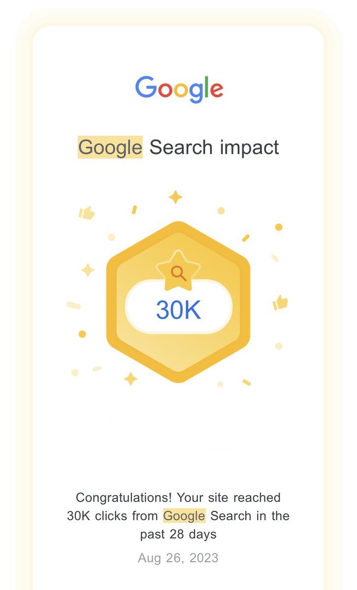 A big milestone for the niche site this month 🙌🏻