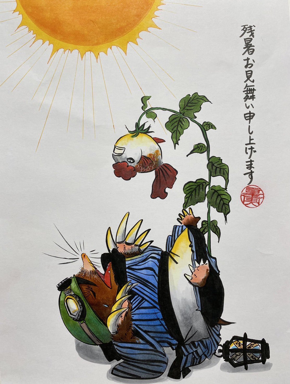 もじのすけさま専用（原画）月灯の森 ほか　2点おまとめ 出禁のモグラ」「鬼灯の冷徹」公式 on X: 