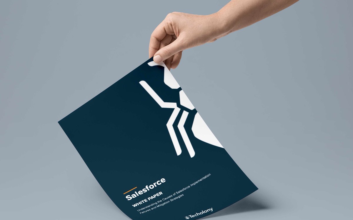 TecholonyUK's tweet photo. Embarking on #Salesforce implementation? 🚀 Be aware of hurdles like planning gaps and user adoption resistance. Explore our White Paper for insights on causes of failure and strategies to mitigate risks. 💼💡
👉White Paper https://t.co/vAxdsrLoJt

#ITConsultingPartner https://t.co/bc4aBclF5q
