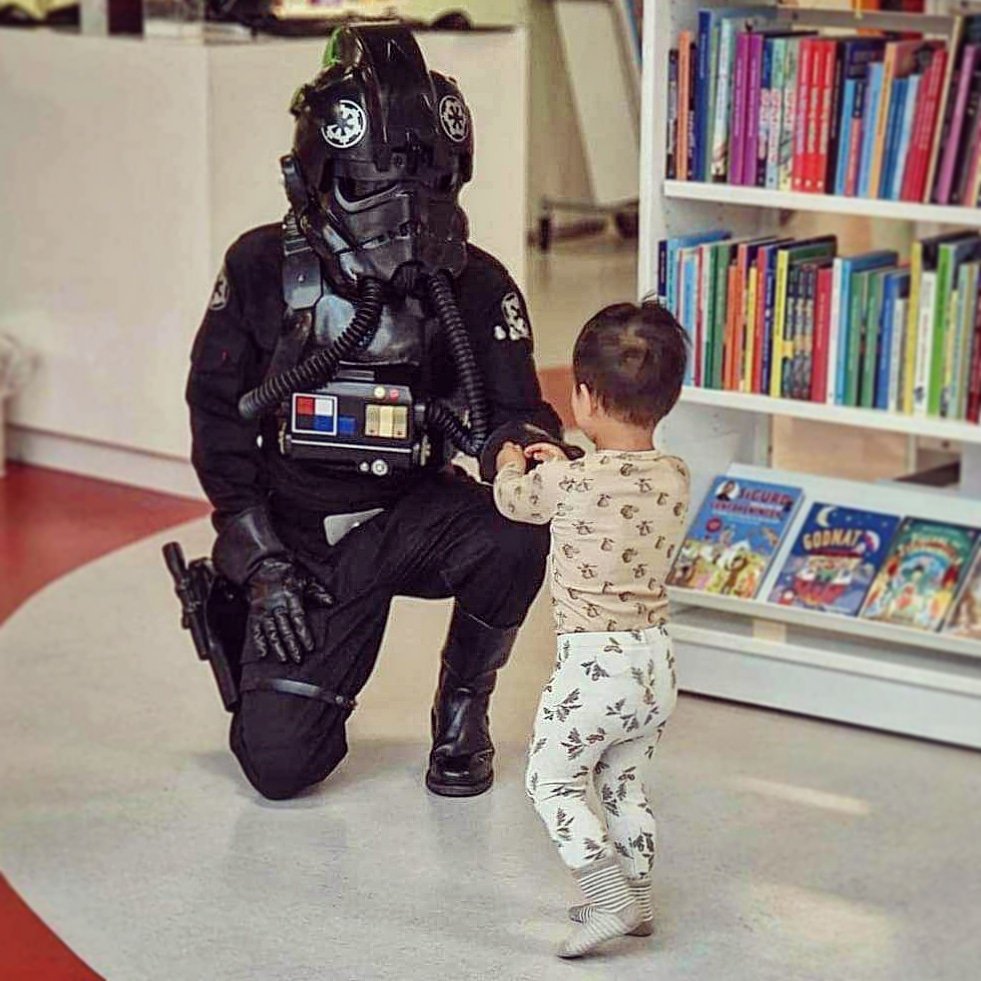 Experiences like this....❤️ Worth all the trouble. He was the biggest fan that day. #501stlegion @JRS501st #tiepilotsdoitbetter #501stdanishgarrison