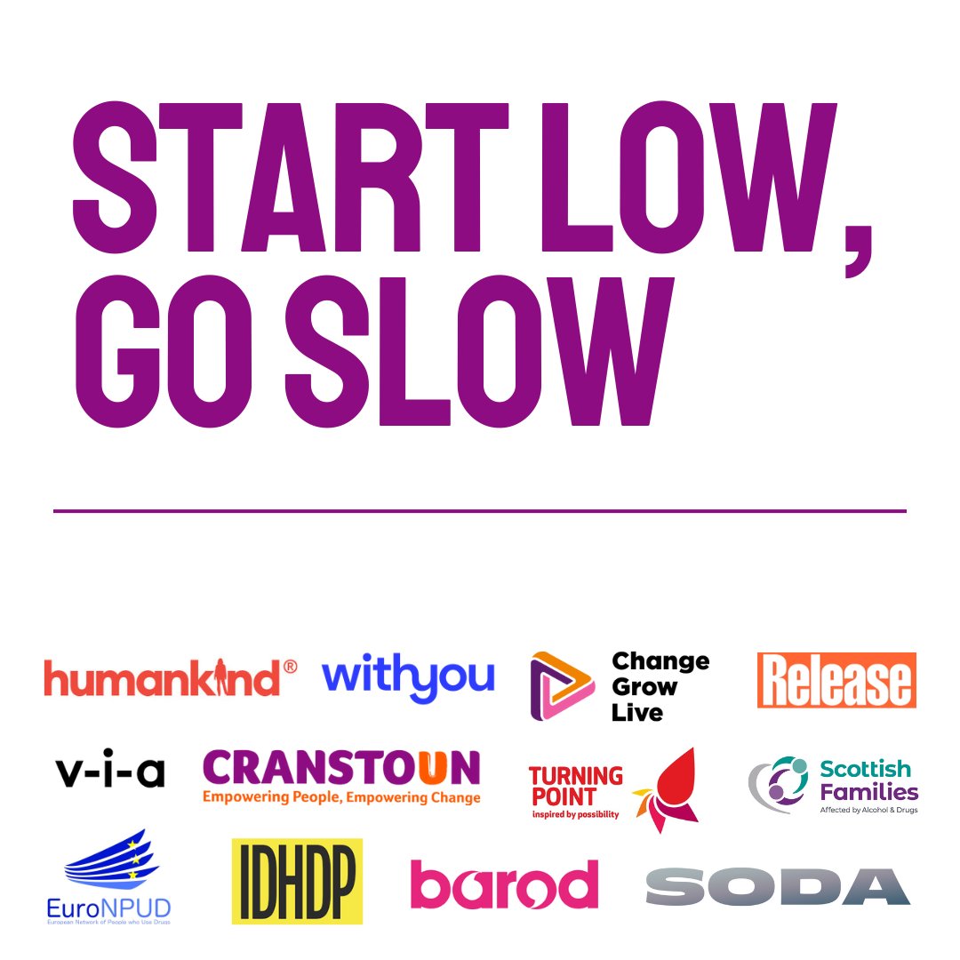 We’ve teamed up with other drug and alcohol services to share a number of important messages ahead of #OverdoseAwarenessDay.

Our fourth message? Start low, go slow.

Start with a lower dose and wait for the peak effects to pass