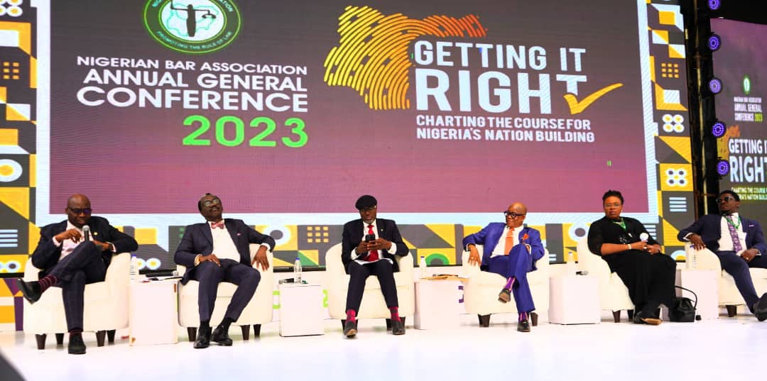 icpcnigeria's tweet photo. Work with Law Enforcement Agencies to Curb Corrupt Practices – ICPC Boss Advises NBA, Lawyers

The Chairman of the Independent Corrupt Practices and Other Related Offences Commission (ICPC), Prof. Bolaji Owasanoye, SAN, OFR, has called on legal practitioners and members of the Nigerian Bar Association (NBA) to work in tandem with law enforcement agencies to curb money laundering and terrorism financing.

He made this call at the Annual General Conference of the Nigerian Bar Association (NBA) held at the Velodrome of the National Stadium in Abuja.

For more, visit our website https://t.co/wJGnyQLDSu