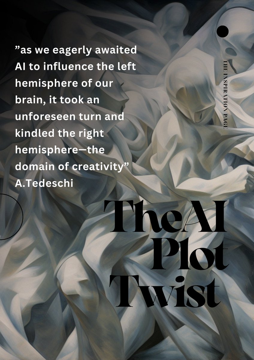 The #aiplottwist AI has been advancing quietly for years in the progressive segment of architecture and design. We can metaphorically state that while we were anticipating the AI to fuel the left side of our brain, it unexpectedly ignited the right side, the realm of creativity.