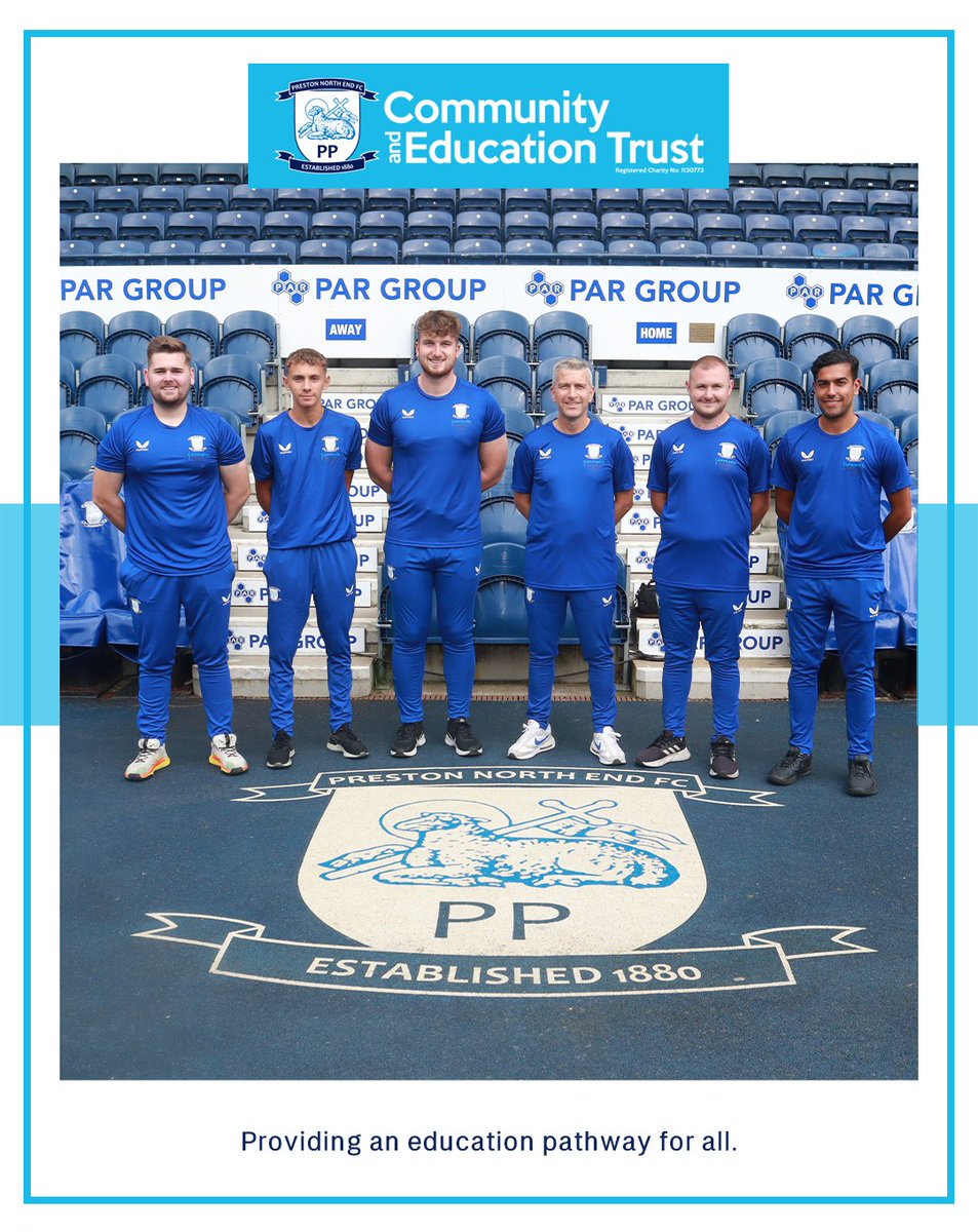 ⚽ 𝙋𝙧𝙤𝙫𝙞𝙙𝙞𝙣𝙜 𝙖 𝙥𝙖𝙩𝙝𝙬𝙖𝙮 👣

Fantastic to see five of our former <a href="/USWSport/">USW Sport</a> students now working as full-time employees of #PNECET! 📚🙌

Learn more about our various courses ➡️ pnefc.net/pnecet/educati… 

Or get in touch with graeme@pne.com 📧

@EFLTrust | #pnefc |
