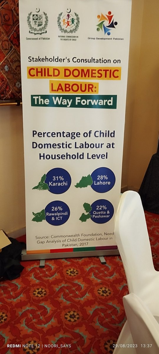 noori_says's tweet photo. Stakeholders Consultations on child domestic labour and way forward organised by @gdpakistan and @SSDOPakistan in collaboration with @NCRC_Pakistan #StopChildLabour https://t.co/R9GWT02bhv