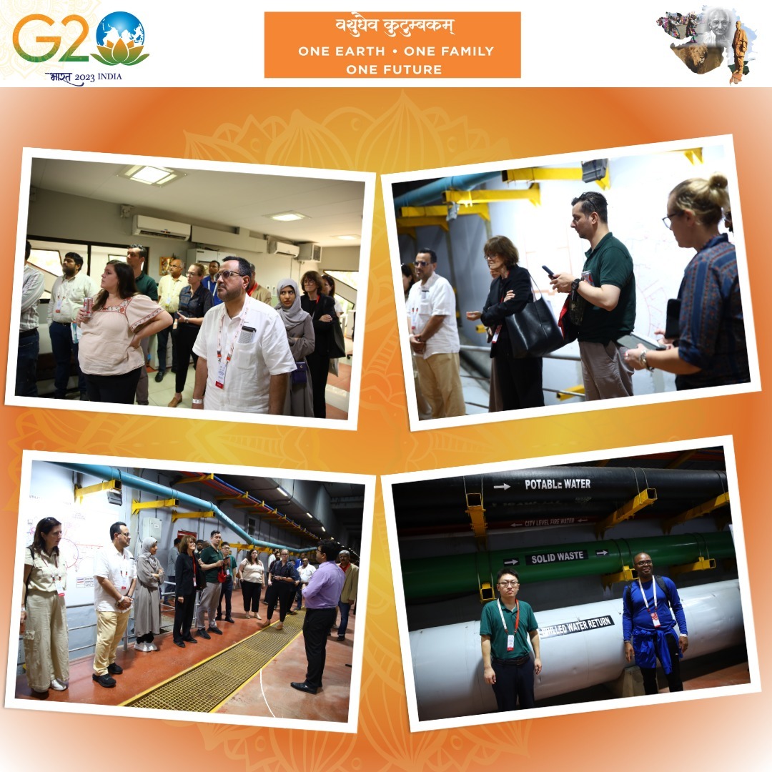 Introducing delegates to GIFT City on the final day of 2nd G20-CSAR in Gujarat. #G20CSAR #G20Gujarat #G20India @narendramodi @PMOIndia @CMOGuj @PrinSciAdvOff @PrinSciAdvGoI @G20_CSAR @g20org @InfoGujarat @PIB_India