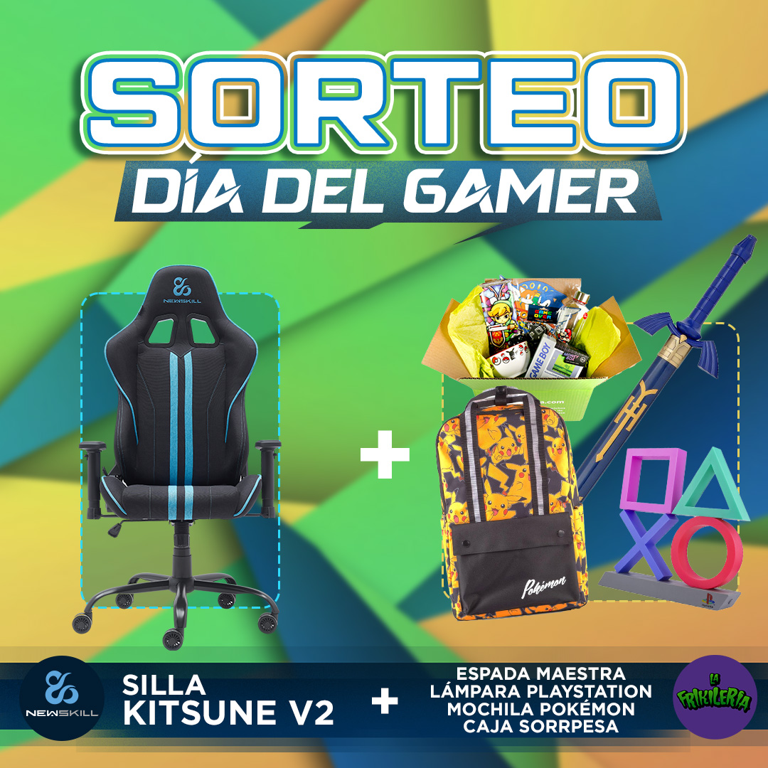 La Frikileria (@frikileria) on Twitter photo 🕹 #Sorteo por el #Díamundialdelvideojuego y #Díadelgamer 🕹
Gana la nueva silla Kitsune V2 de <a href="/newskill_ES/">Newskill España</a> + pack gamer de <a href="/frikileria/">La Frikileria</a> compuesto de: Espada maestra, lámpara Playstation, Mochila Pokémon y caja sorpresa 🥳
Requisitos:
🔁 RT
👾 Sigue a <a href="/newskill_ES/">Newskill España</a> y <a href="/frikileria/">La Frikileria</a> 🕹 #Sorteo por el #Díamundialdelvideojuego y #Díadelgamer 🕹
Gana la nueva silla Kitsune V2 de <a href="/newskill_ES/">Newskill España</a> + pack gamer de <a href="/frikileria/">La Frikileria</a> compuesto de: Espada maestra, lámpara Playstation, Mochila Pokémon y caja sorpresa 🥳
Requisitos:
🔁 RT
👾 Sigue a <a href="/newskill_ES/">Newskill España</a> y <a href="/frikileria/">La Frikileria</a>