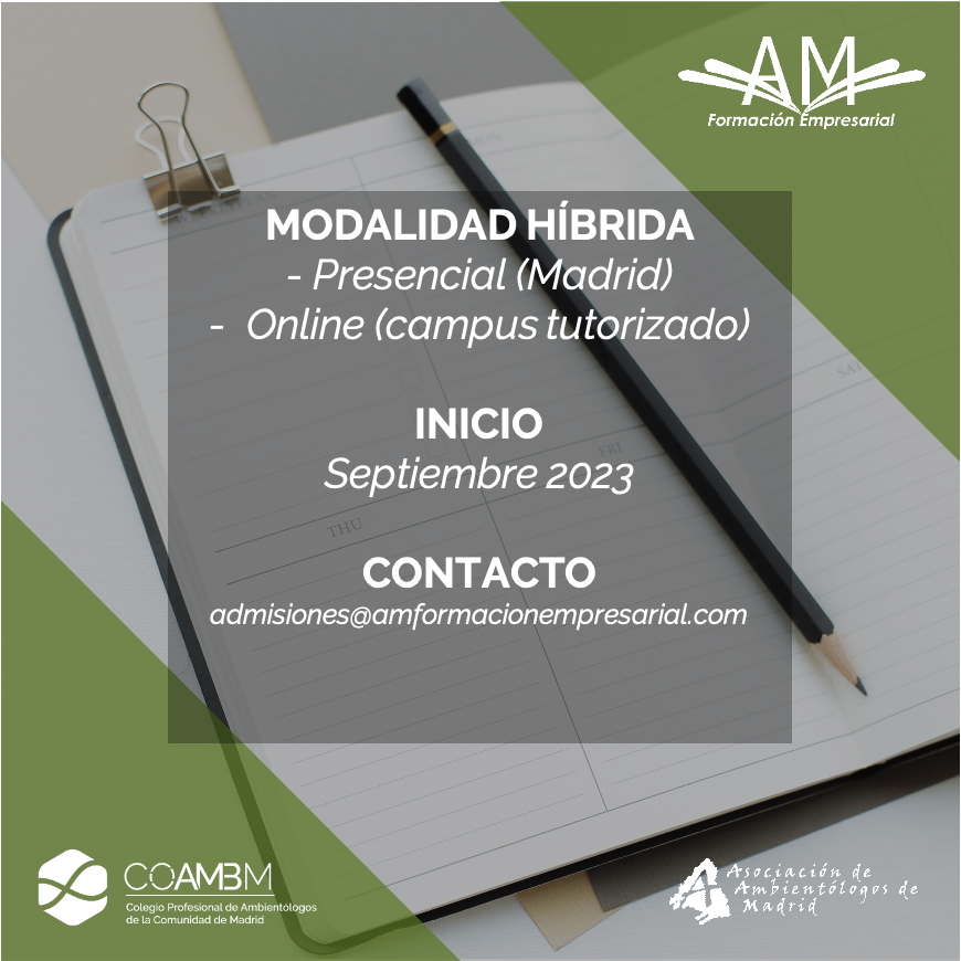 🌱Descubra el camino hacia la gestión empresarial con el Máster de Sistemas de Gestión Integrado, Consultoría y Auditoría, ofrecido por AM Formación Empresarial. 
Este programa está especialmente diseñado entre otros perfiles para los ambientólogos que buscan...