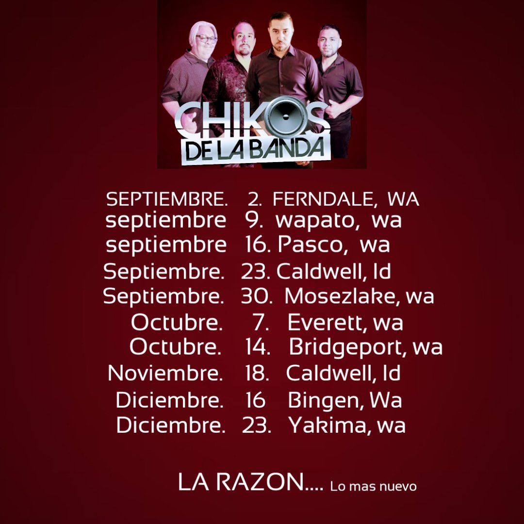 ChikosBanda's tweet photo. Proximos eventos confirmados https://t.co/JWWOG6FwPB