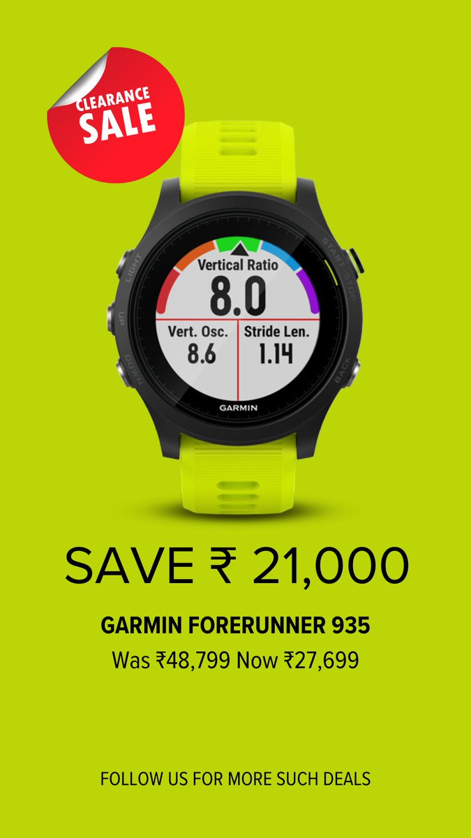 GearLama's tweet photo. Save ₹21,000 on the Garmin Forerunner 935
https://t.co/ItvexWIJBt

#dealoftheday #bicycle #gear #outdoor #india https://t.co/YjdNRzXcjF