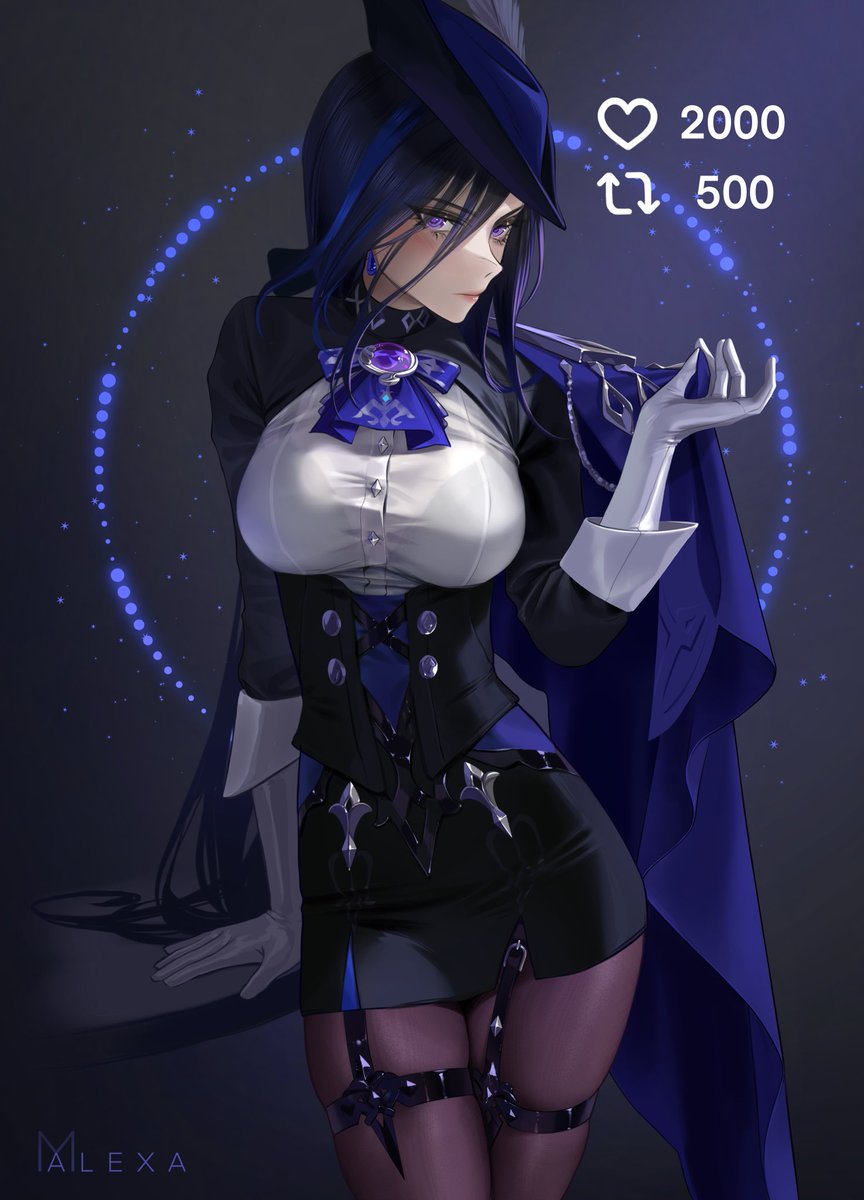 Strip challenge💙 What should I take off next?~
#Clorinde #GenshinImpact