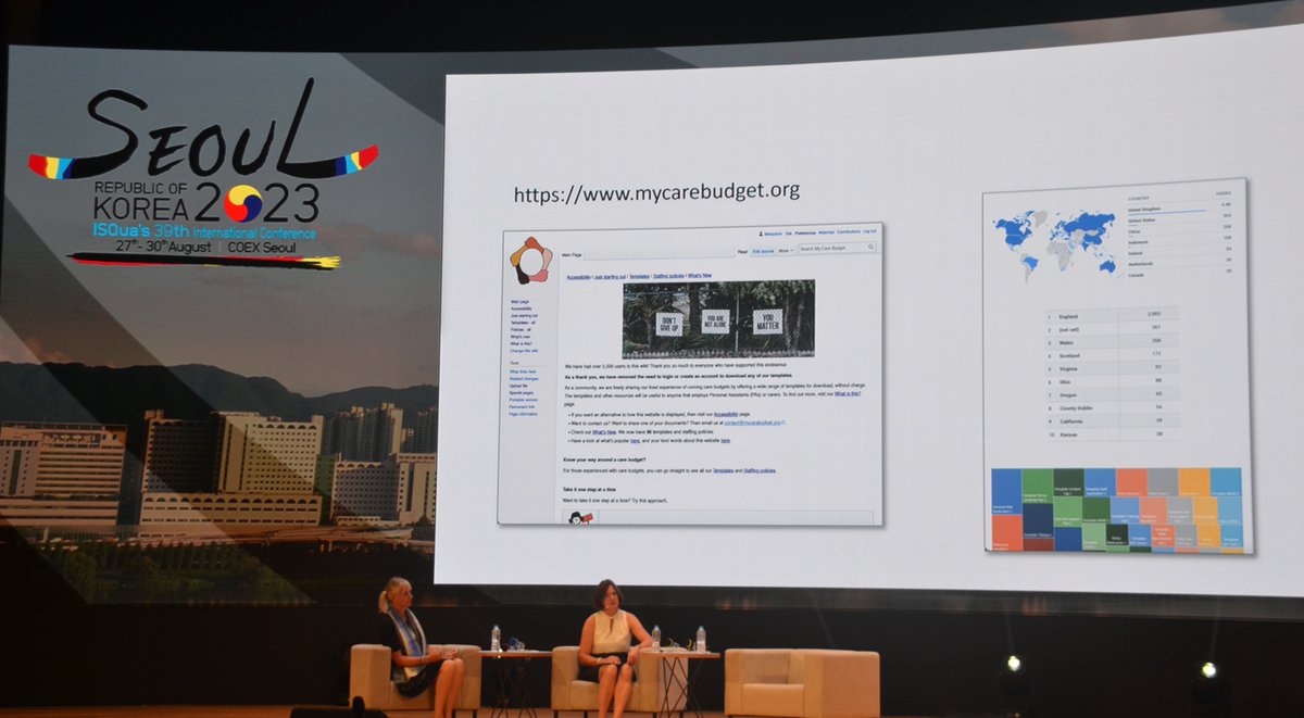 📢 Great news! 🎉 MyCareBudget was mentioned at #ISQua2023 in Seoul! Proud to be part of a co-produced healthcare innovation - let's shape the future of patient-centered care 🌏💡 #HealthTech #PatientFirst #PHB #PersonalisedCare