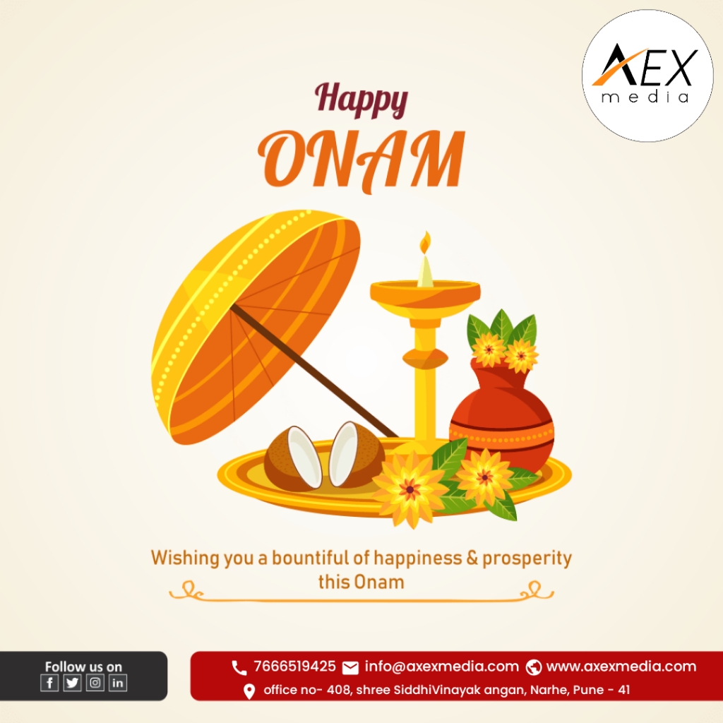 AxexMedia's tweet photo. 🌼 Warmest Onam wishes from our Axex Media Team!
Happy Onam!!

#onam2023  #Onam  #HappyOnam #OnamCelebration  #OnamFestival  #FestivalSeason #Festival #SEO #PPC #websitedevelopment #digitalmarketingagency #pune #axexmedia https://t.co/2DvIxXRhbN