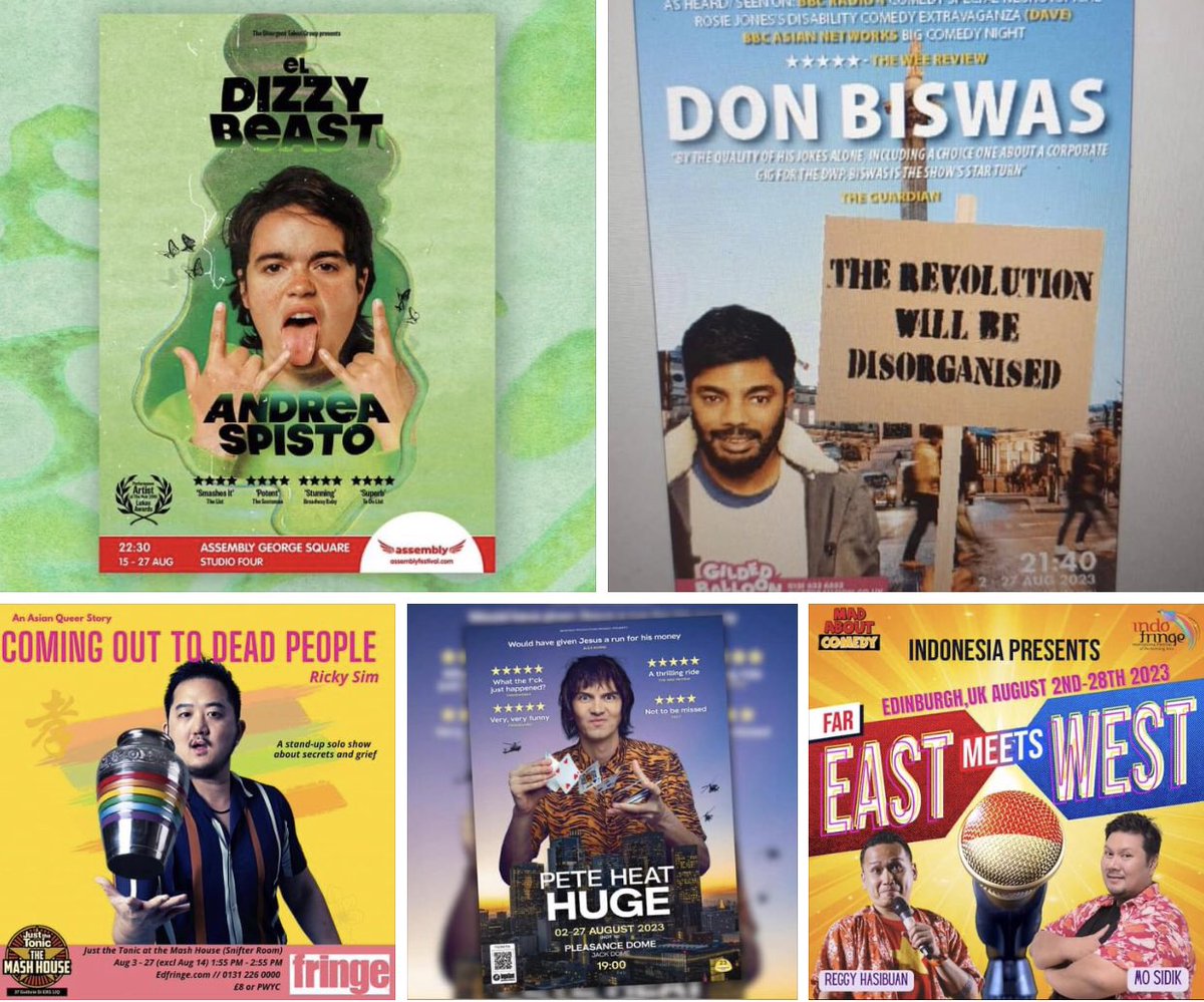 mxjulianaheng's tweet photo. After watching 40 shows, here is a list of 
Juliana’s Top 10 #EdFringe Shows : https://t.co/8nwU9FUABe