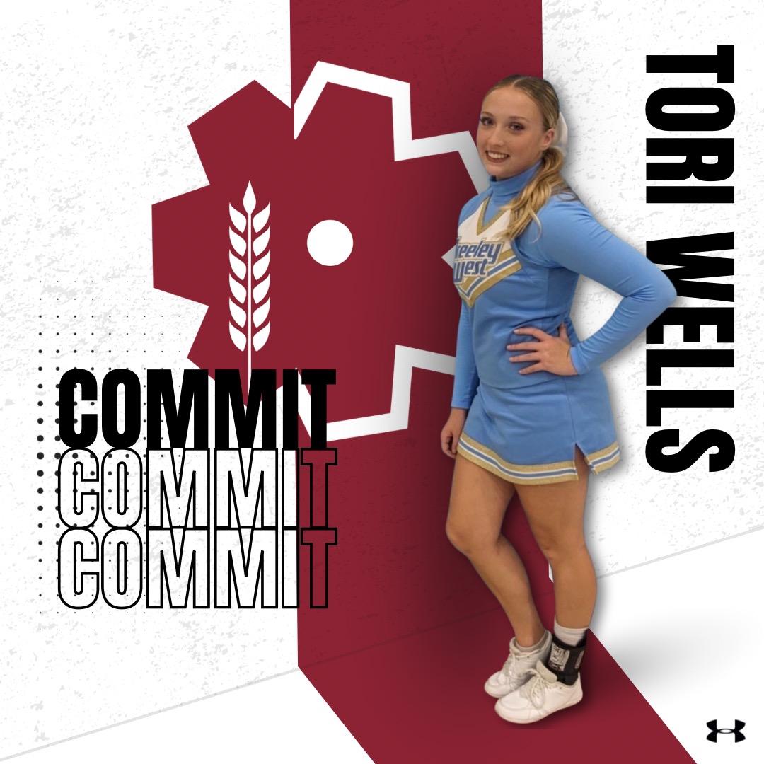 Thresher Nation, welcome flyer Tori Wells from Greeley West High School!

Congratulations, Tori! We are excited to have you in maroon and gray! ⚙️ #RollOn