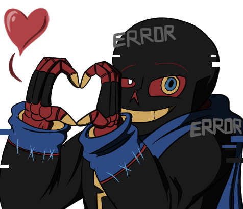 Dragonfire_1000's tweet photo. Here's a whole whackload of #errorsans or simply just #error
#undertaleau #errortale #hoboerror #destroyerofaus https://t.co/dCImUWck7j