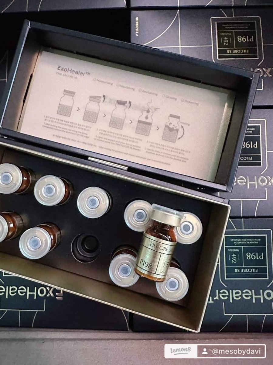 porrung1996's tweet image. EXPSOME P198💟 6 ปัญหาผิว บูสต์ด้วย P198 Exosome จากเซลล์ต้นกำเนิดแหล่งที่ดีที่สุด ⚫ ลดฝ้า กระ จุดด่างดำ ⚫ รูขุมขนกว้าง ⚫ ผิวแห้งขาดน้ำ ⚫ ริ้วรอย ⚫ ความหมองคล้ำ  #P198ExoHealer  #MegaExosome  #CellBooster  #P198Thailand 💰ราคา: 1050-8500 📍พิกัด : porrung