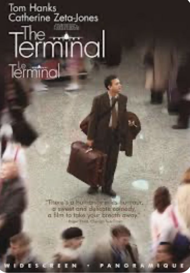 tamzamanni's tweet photo. Terminal Tom Hanks ten drama https://t.co/9j4kyJaFQX