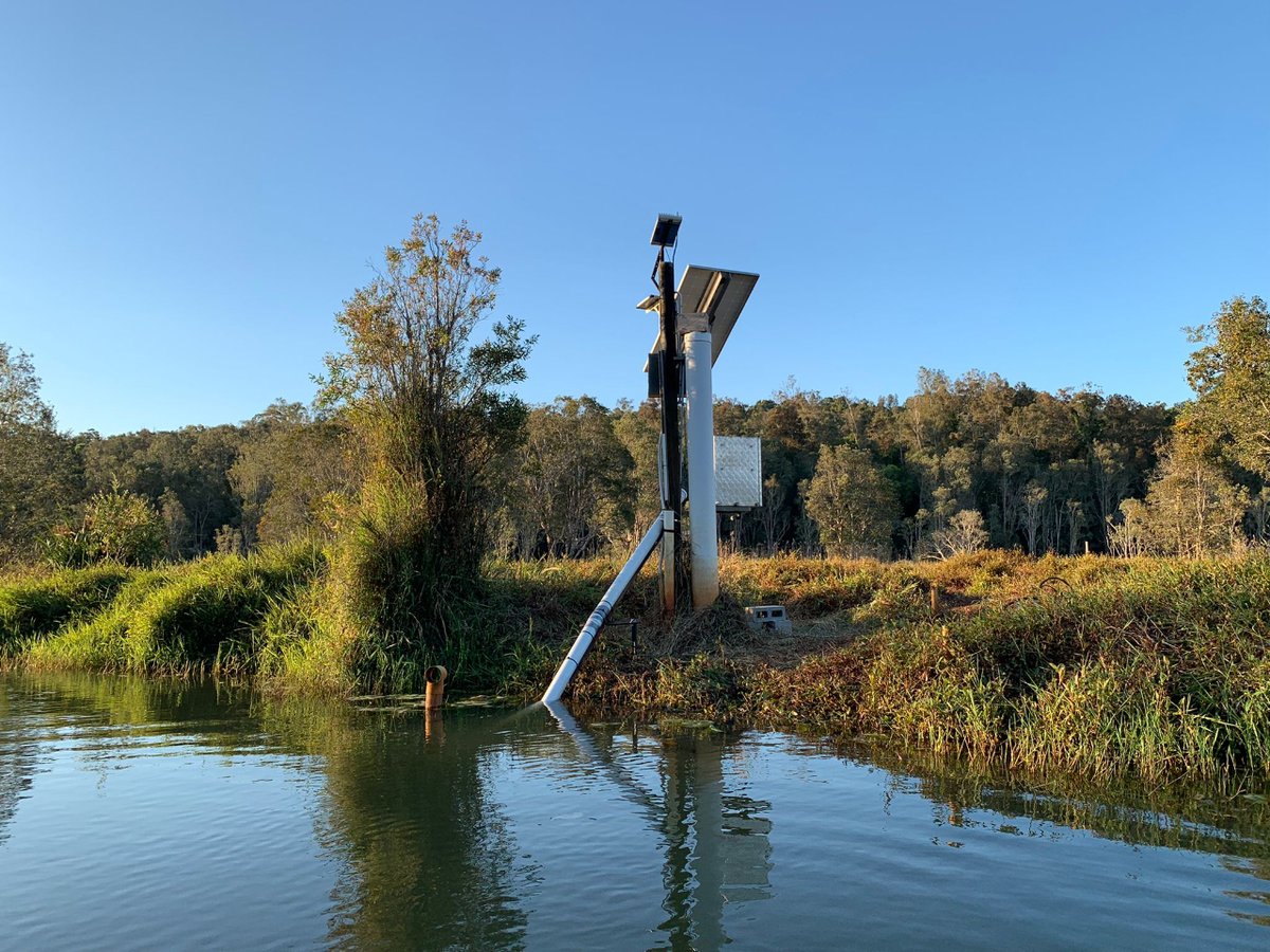 Busy days for the guys from @SCUonline installing our #SmartSamplers for autonomous water quality monitoring in the northern rivers! 🌊📊 #WaterQuality #EnvironmentalTech