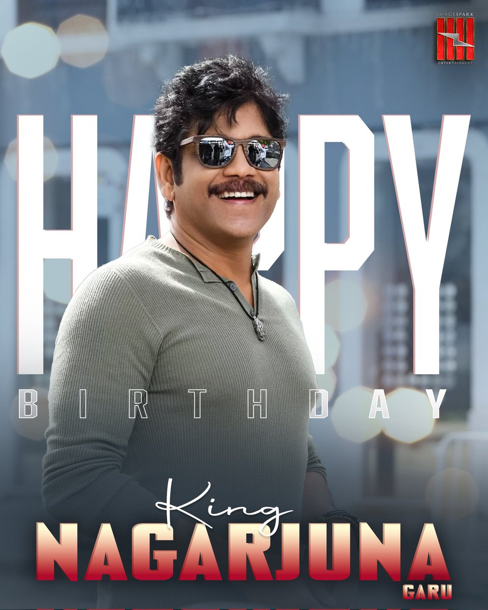 Happy Birthday to the illustrious King @iamnagarjuna garu! 👑❤️ Wishing you a day as extraordinary as your on-screen charisma. Sending greetings and best wishes for a joyful and prosperous new year ahead! 💐✨ #HappyBirthdayNagarjuna #HBDKingNagarjuna