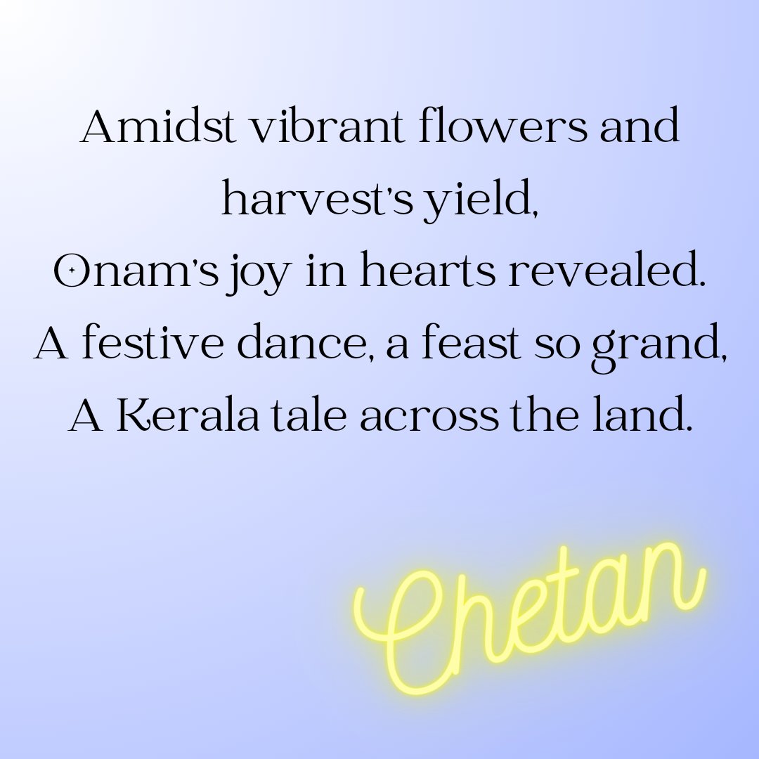 ChaithanOppa's tweet photo. Embracing the colors of life during the #OnamFestival 🌈✨ Celebrating traditions, togetherness, and the spirit of Kerala.

 #FestiveVibes #HarvestJoy #CultureAndTradition #JoyfulCelebrations #KeralaFestival #OnamMemories #VibrantHarvest #UnityInDiversity
#poetrycommunity #poem https://t.co/99KRltPsiB