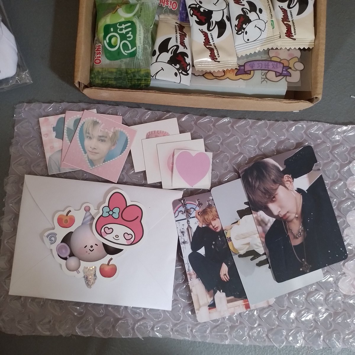 _ciarabella's tweet photo. ꒰ 💌⤾·˚ ༘ #borahaephproofs
— hello po, ate @bora_hae_ph!! thank u for trading with me. heeseung arrived safety na po ><
#kiyaramails https://t.co/r7KJCuTsYK