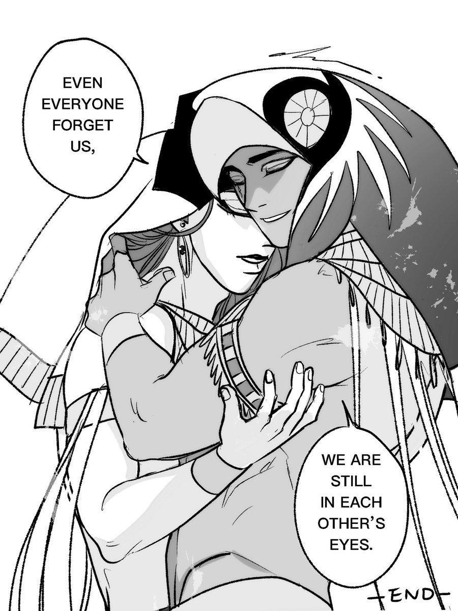 THE LAST PAGE OF —

“IN YOUR EYES”
💙❤️
[Complete]

P1️⃣9️⃣

A short story about the price for ascending into a complete god. 💧

New comers, read from quote to previous posts later.

#Ennead  #엔네아드 #エネアド

🥹Now they are together, forever🥹
💙Ari hope you like this story 💙