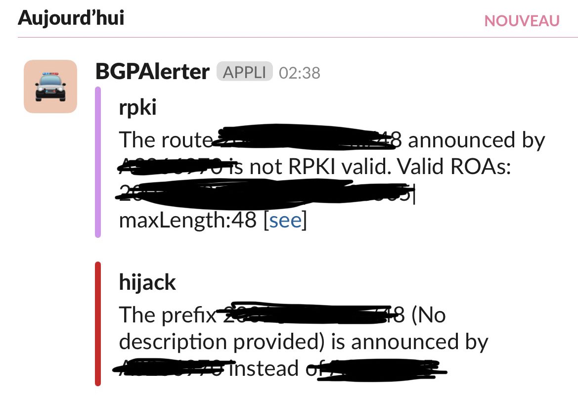 Themimitoof's tweet photo. C’est quoi votre procédure quand un réseau vous hikack un préfixe (en l’occurrence ici un ISP Brésilien) ? https://t.co/DwBhHt3nYt