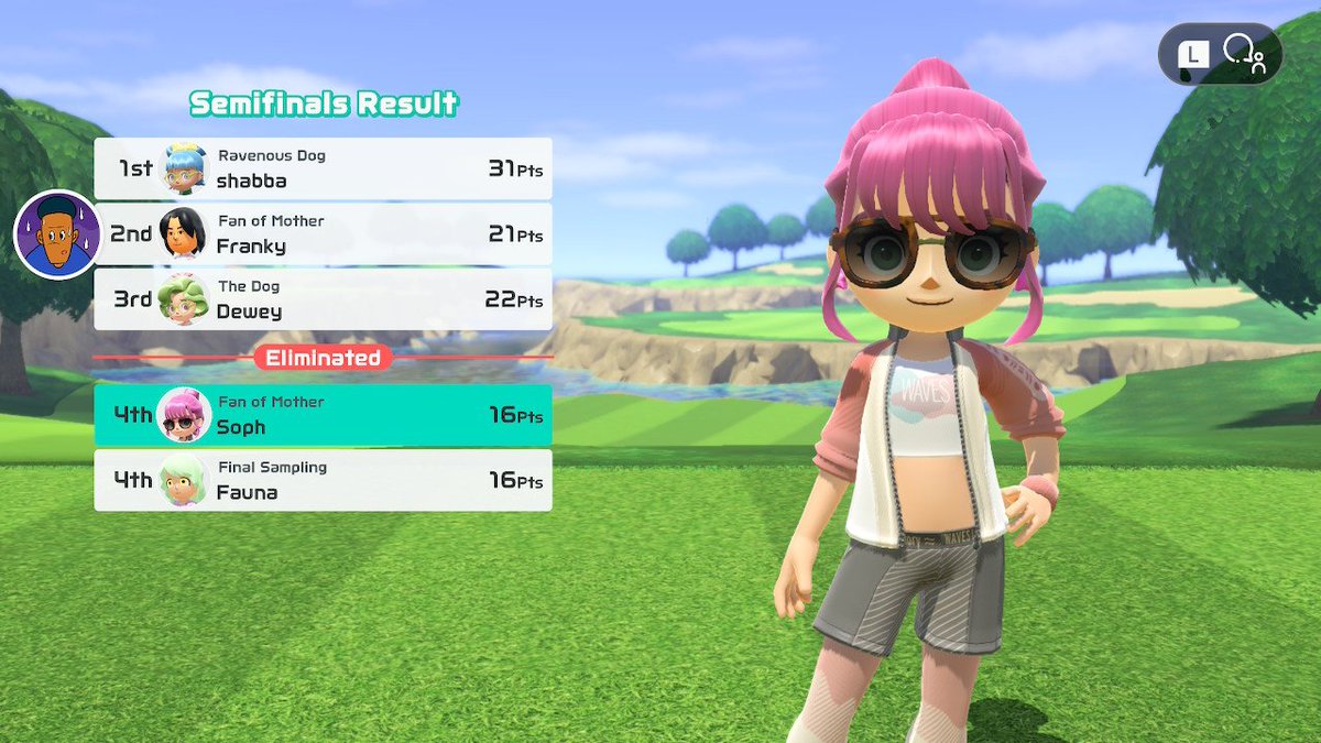 SlopeSophSoap's tweet photo. I still can't believe I got into a game with fauna AND me and her went to go get ice cream, rip glasses though it sucked to see a friend go out so early #faunline #finefaunart https://t.co/vIZJjAVgPM