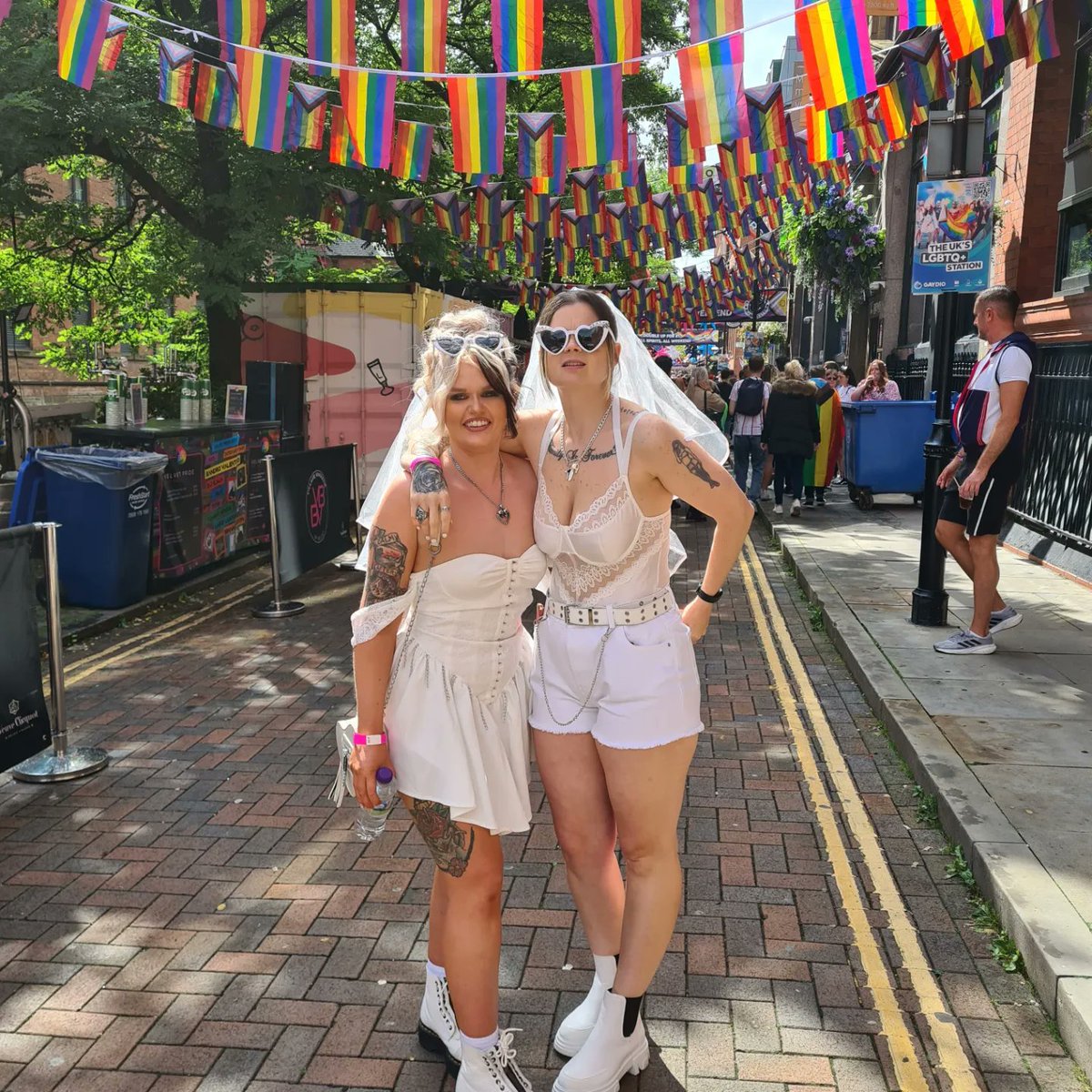 Had the best time at <a href="/ManchesterPride/">Manchester Pride</a> celebrating my daughter and daughter in law to be's hen do. It was my first pride which apart from being fabulous,  was so well organised 👭🏳️‍🌈