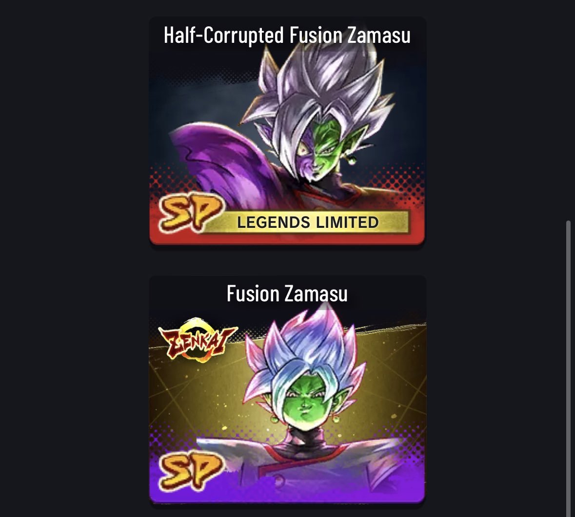 Matheuzhin2010's tweet photo. @dokkan_global Please change the name of the new Zamasu https://t.co/1pnhjDHXIQ