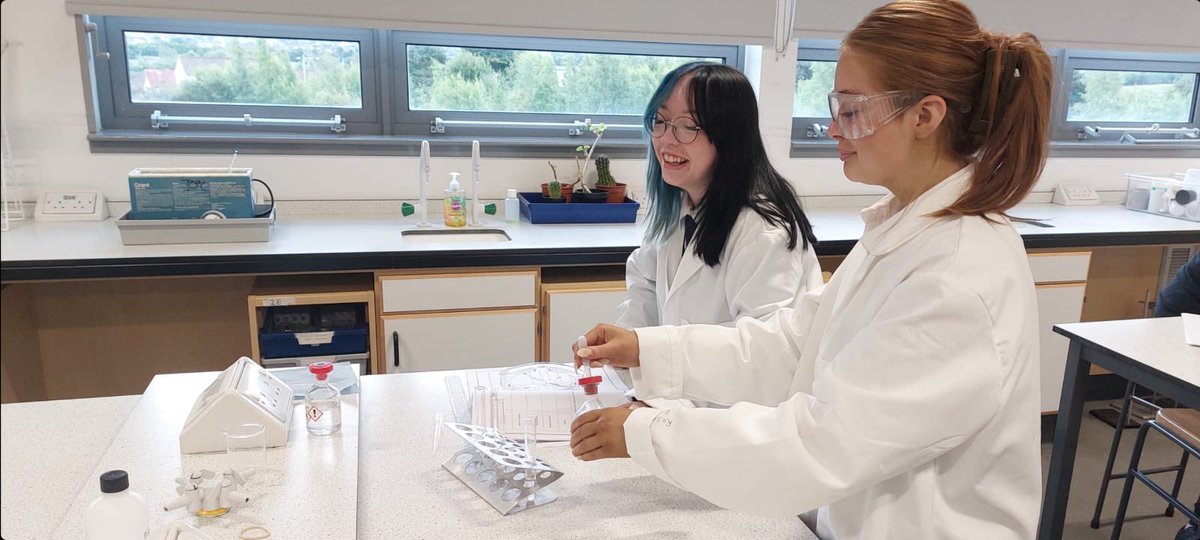 LHSScience_Dept's tweet photo. Our Level 5 Lab skills class spent yesterday’s class making esters whilst learning about Risk Assessments @LinwoodHigh https://t.co/G1i8wjGvRx