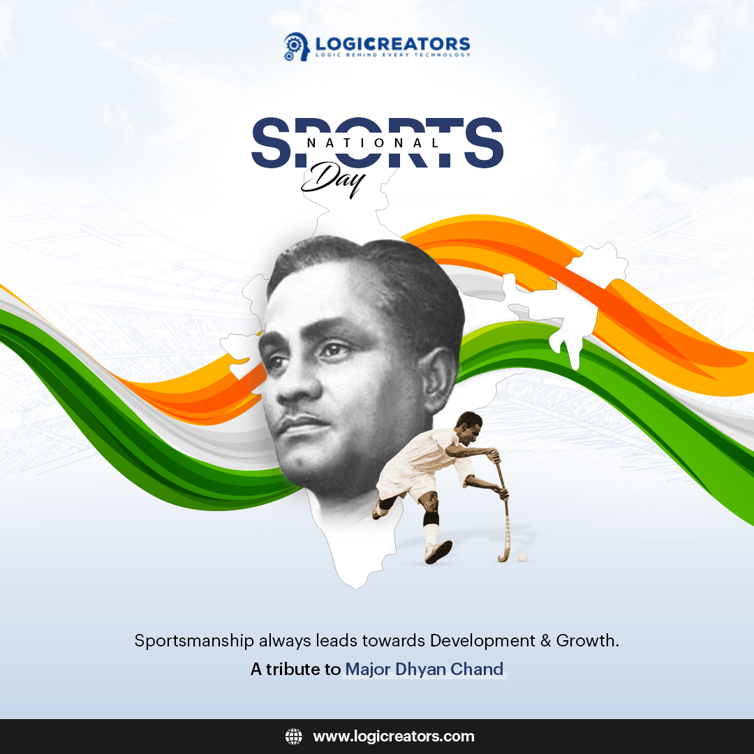 Saluting the legend on National Sports Day! 🏑✨ Join us in paying tribute to the iconic Major Dhyan Chand, whose legacy continues to inspire generations. Let's celebrate the spirit of sportsmanship and honor his remarkable contribution to Indian sports.🏅 

#NationalSportsDay