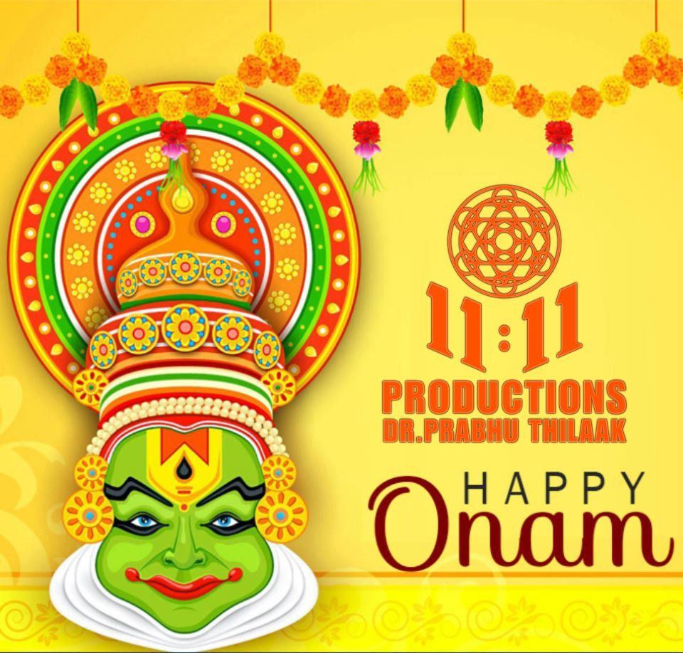 Happy Onam everyone.. May this #Onam bring Peace, prosperity and happiness.. 😊 #HappyOnam @11_11cinema