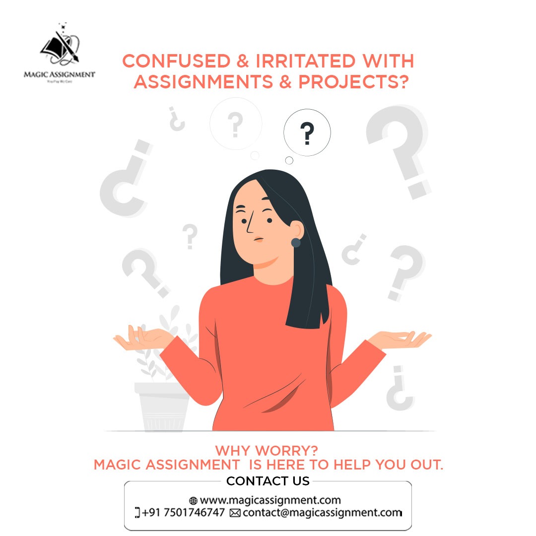 MagicAssignment's tweet image. Question: Are you struggling to find reliable assignment help services that offer quality work and timely delivery?
Solution: Look no further than Magic Assignment! We are a professional assignment help service that provides students with high-quality, custom-written assignments.