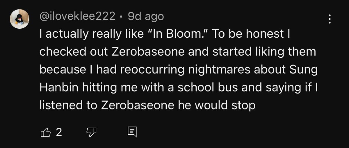 yujinlovi's tweet photo. this youtube comment ??? https://t.co/XwS5w83TCB
