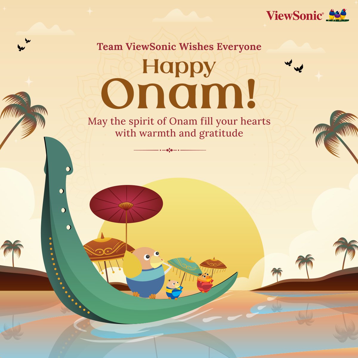 Happy Onam from Team ViewSonic! 🌼 May the fragrant essence of Pookalam blossoms fill your days with you a season filled with joy and fulfilment! 

#ViewSonic #ViewSonicIndia  #futuretechnology #instatech #avtechlife #futuretechnology #monitor #onam2023 #onamcelebration #festival